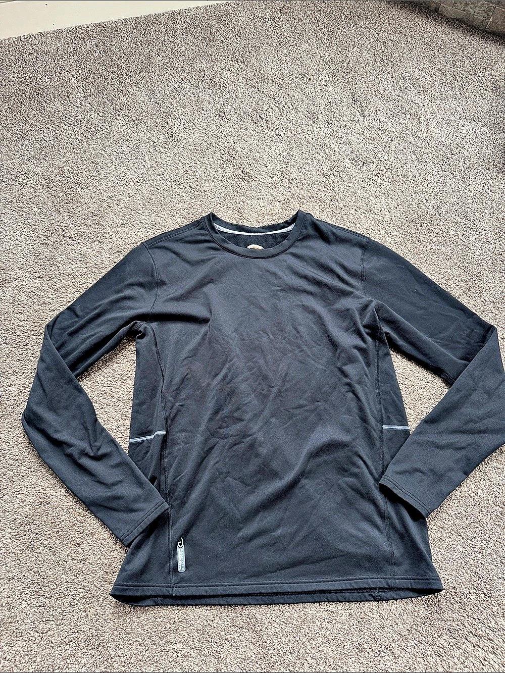Duofold by Champion Thermal Crew Men's Black Long Sleeve Thermal XL fits more li